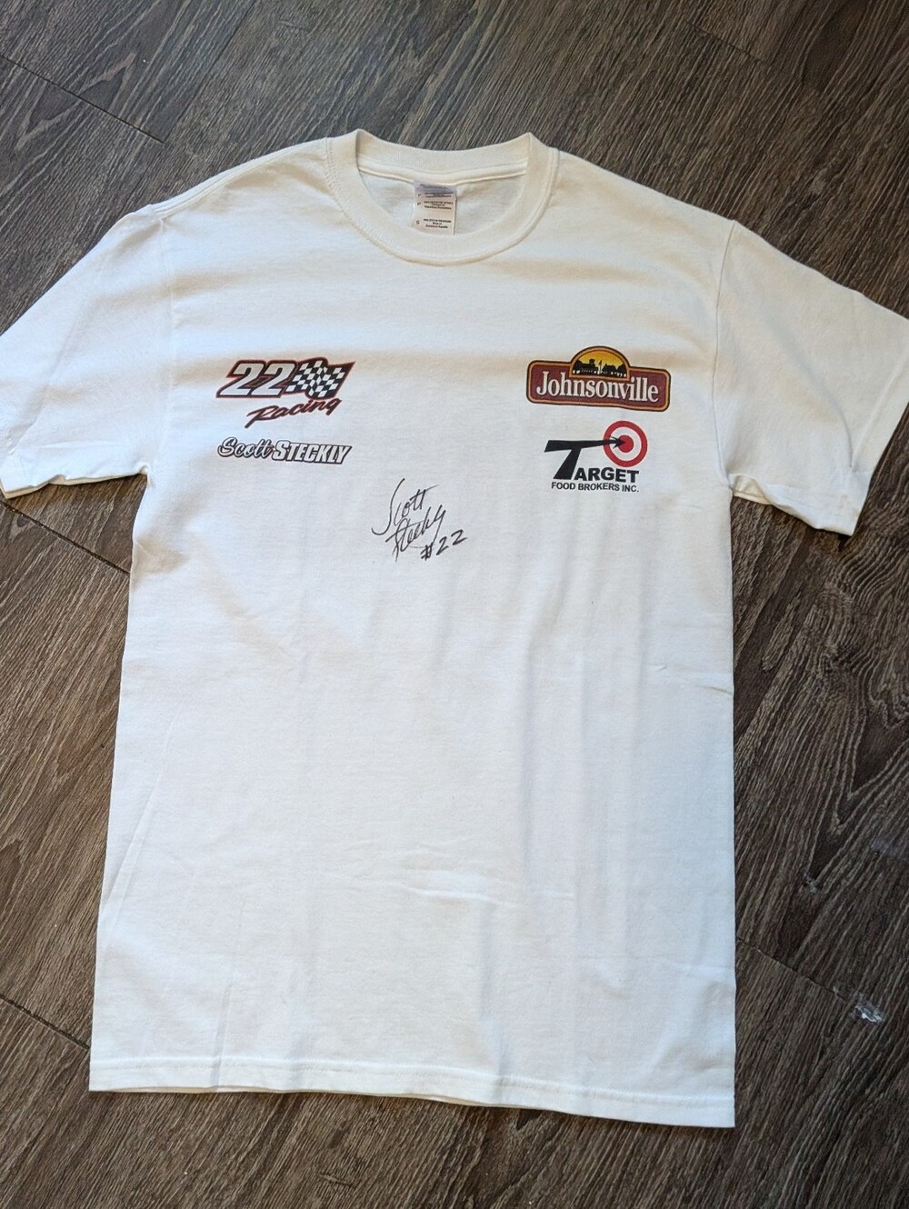Signed Scott Steckly 22 Racing Tee